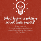Power Outage Information for Families